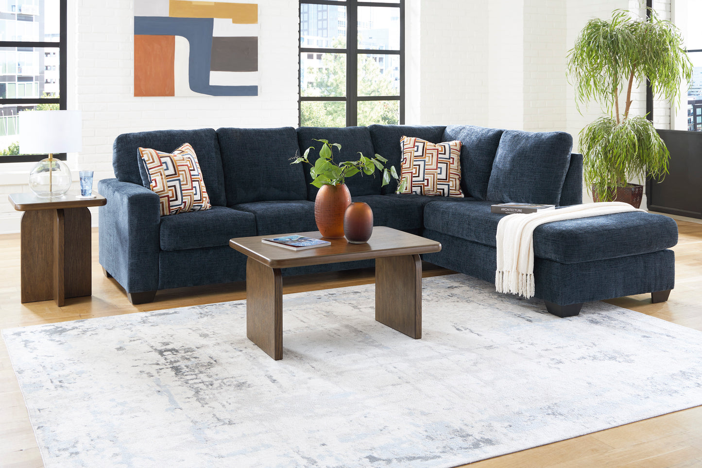 Signature Design by Ashley Aviemore Ink Sectional 24303