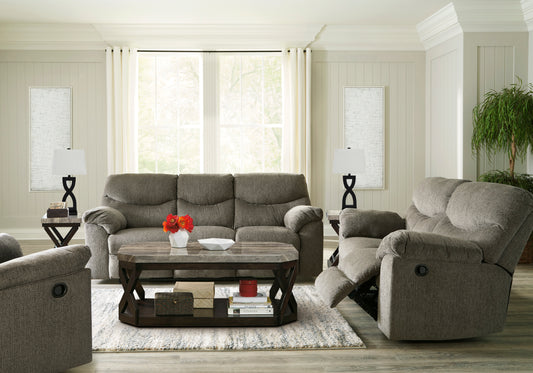 Signature Design by Ashley Putty Reclining Sofa and Loveseat 28201