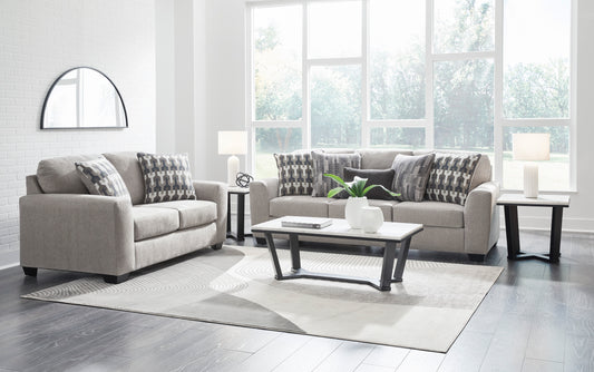 Signature Design by Ashley Avenal Park Flannel Sofa and Loveseat