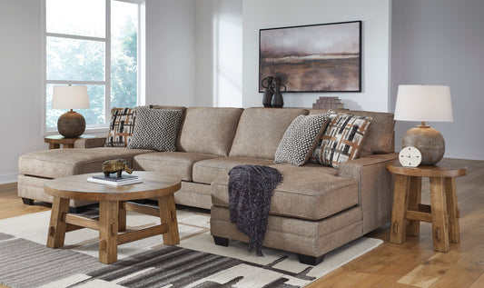 Signature Design by Ashley Cannonbrook Nutmeg Sectional 98201