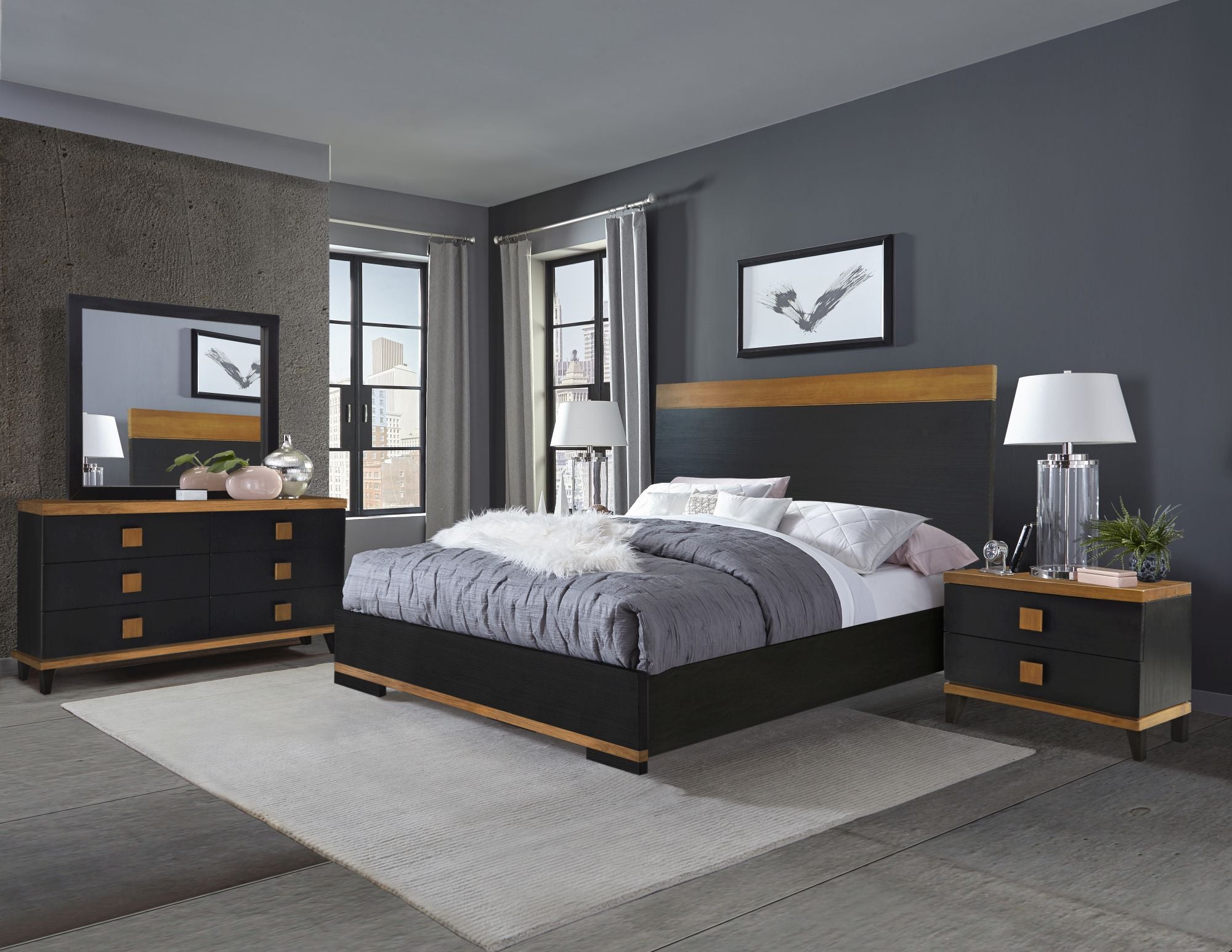 Rotta Solid Wood Bergamo Bedroom Eagle Rental Purchase