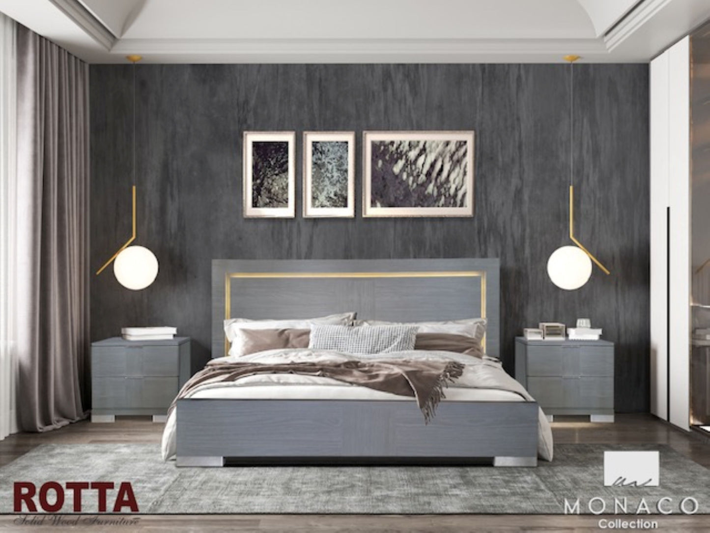 Rotta Solid Wood Monaco Bedroom