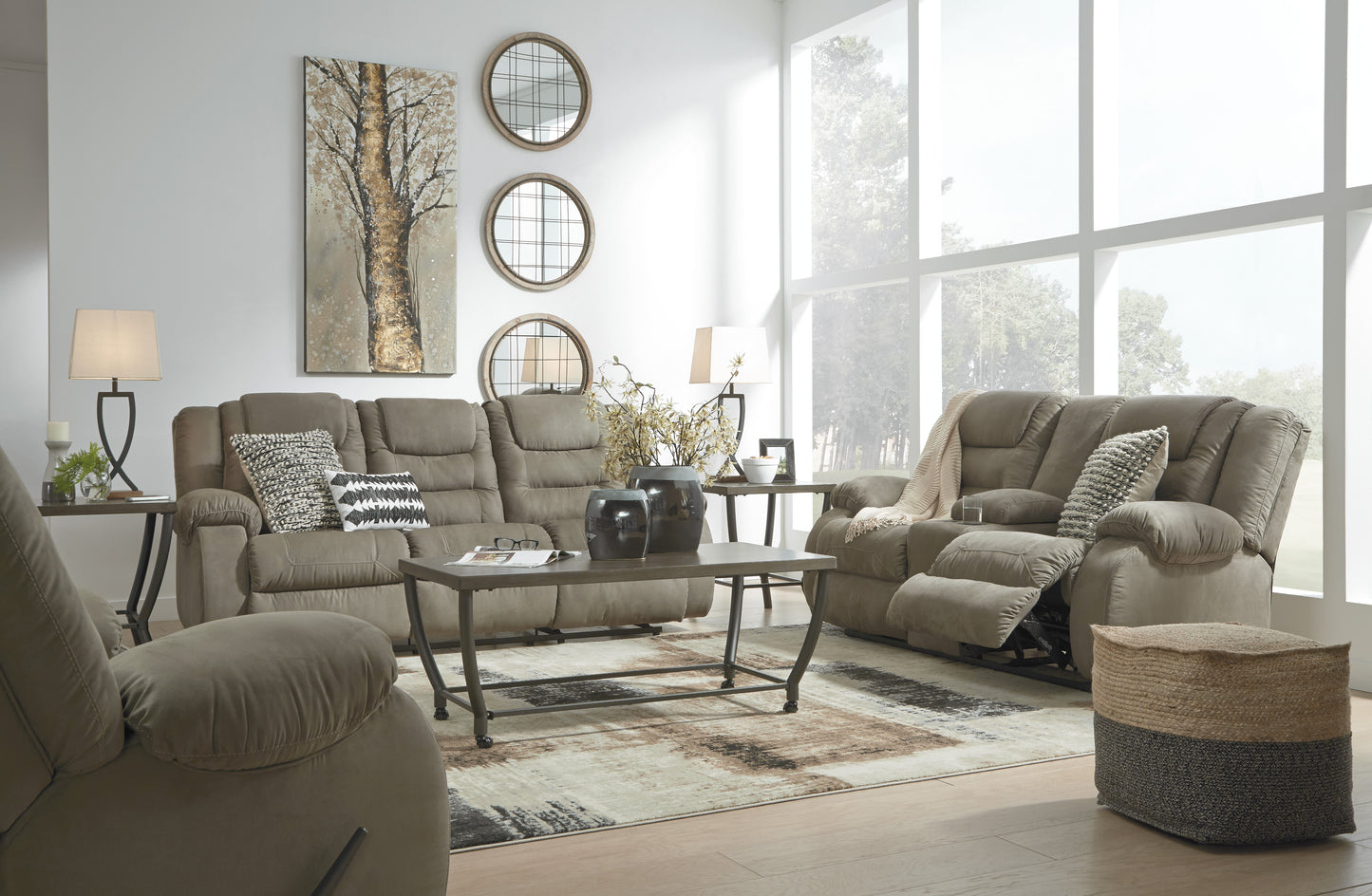 Ashley Signature Design McCabe Reclining Sofa/Love 10104