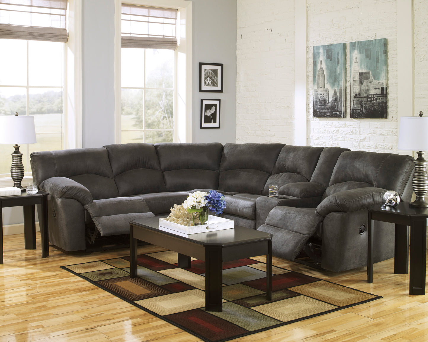 Ashley Signature Design Tambo Reclining Sectional 27801