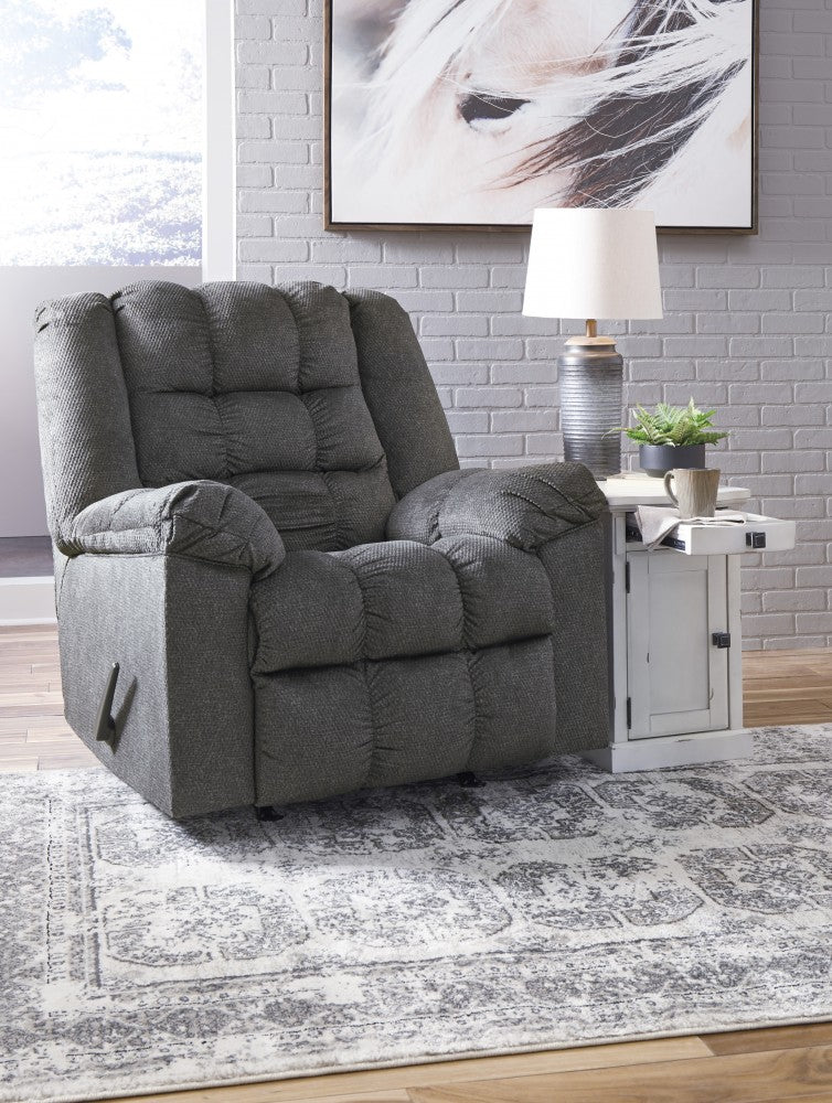 35402 -Drakestone-Charcoal-heat-massage-recliner