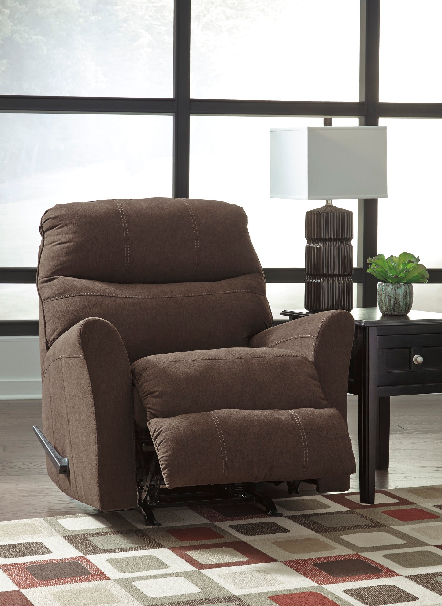 Ashley Benchcraft Maier Walnut Recliner 45221