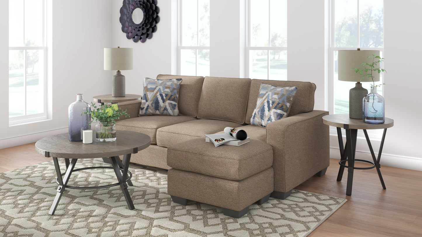 Ashley Signature Design Greaves Driftwood Sofa/Chaise 55105