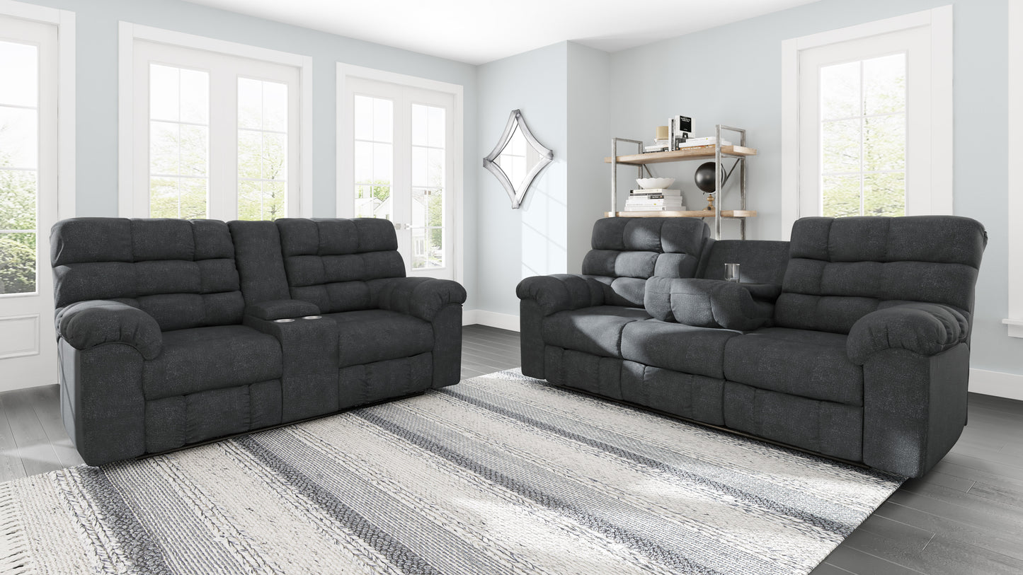 Ashley Signature Design Wilhurst Reclining Sofa/Love 55403