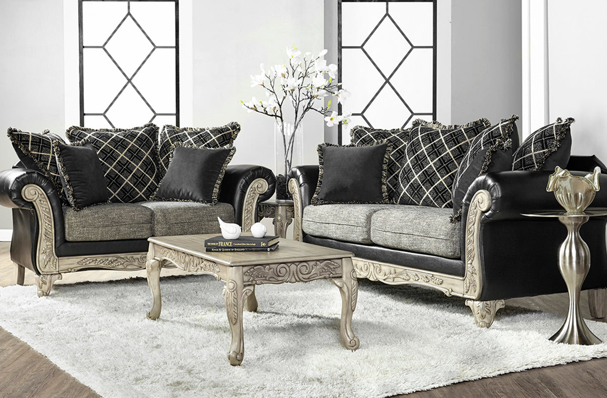 Hughes San Mar Ebony 7925 Sofa Loveseat