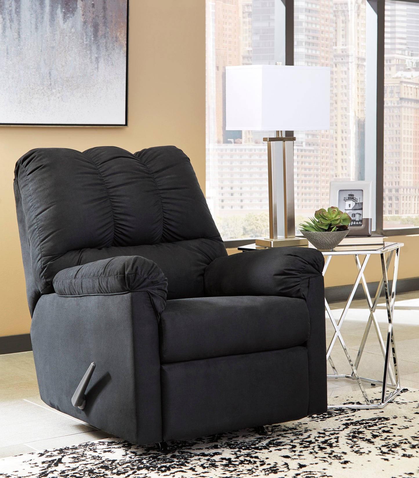 Ashley Signature Design Darcy Black Recliner 75008