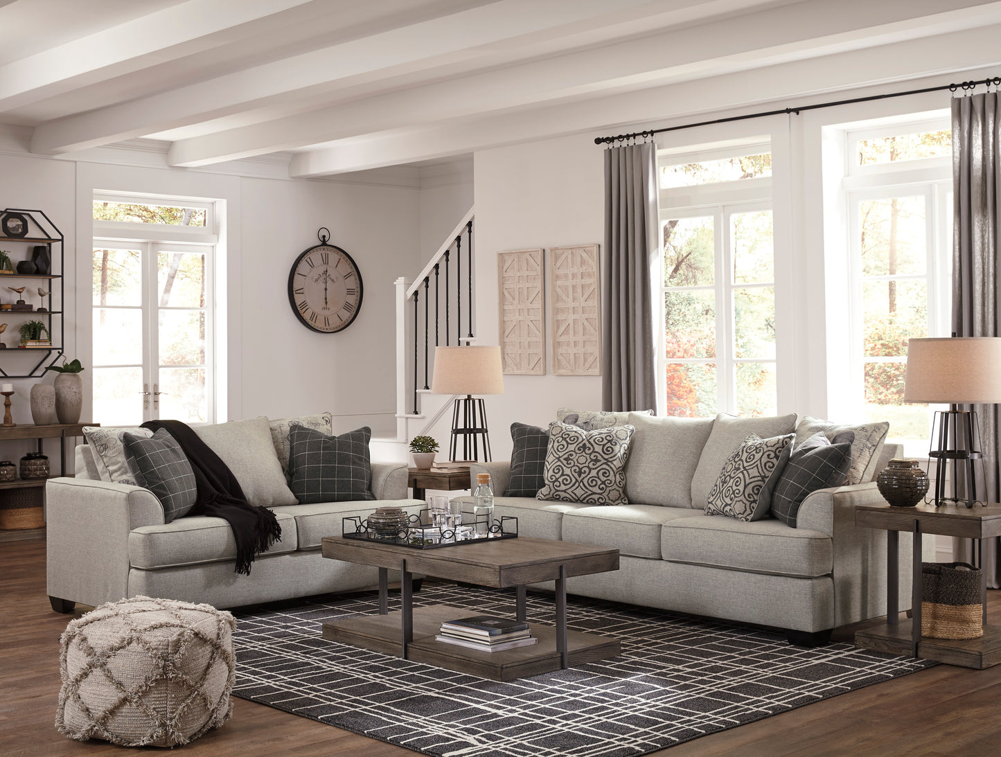 Ashley Signature Design Velletri Pewter 79604
