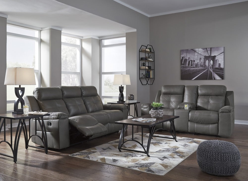 Ashley-reclining-sofa-loveseat 86705