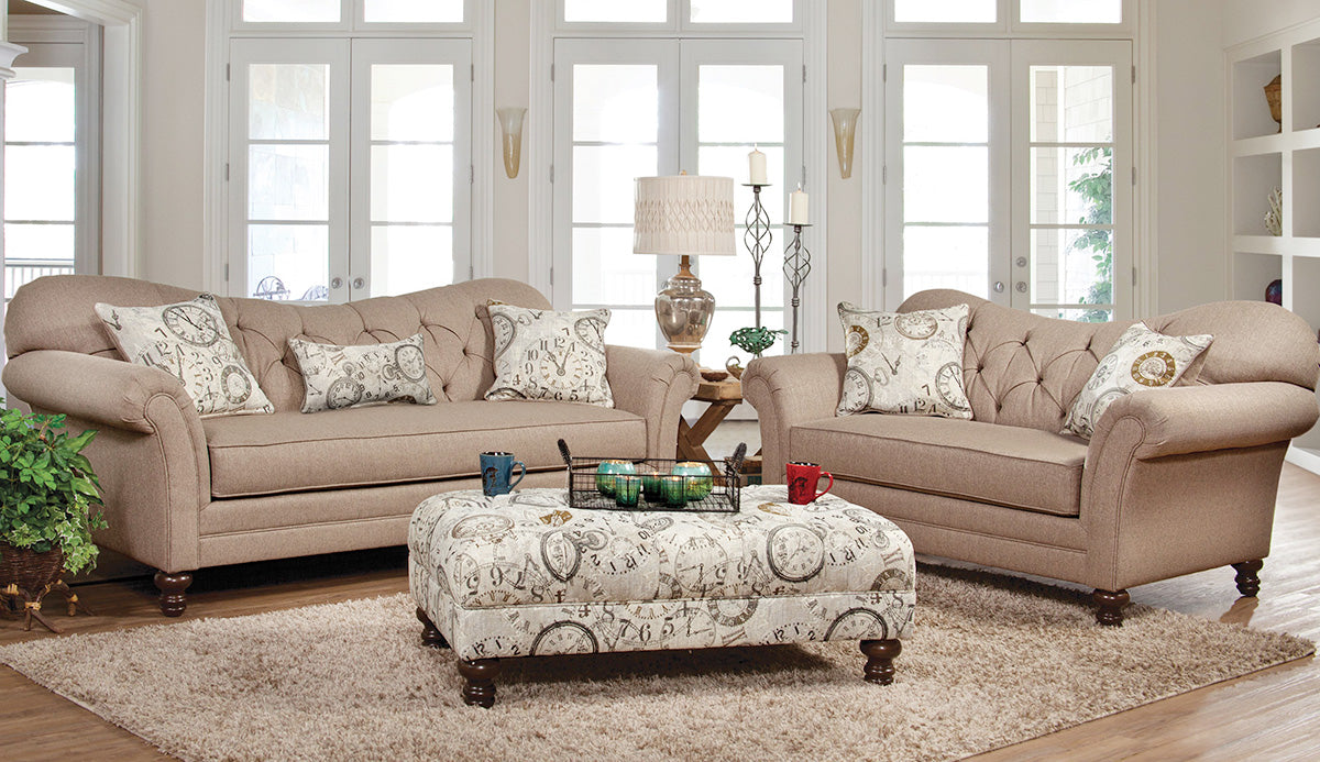 Hughes Abington Safari Sof Loveseat