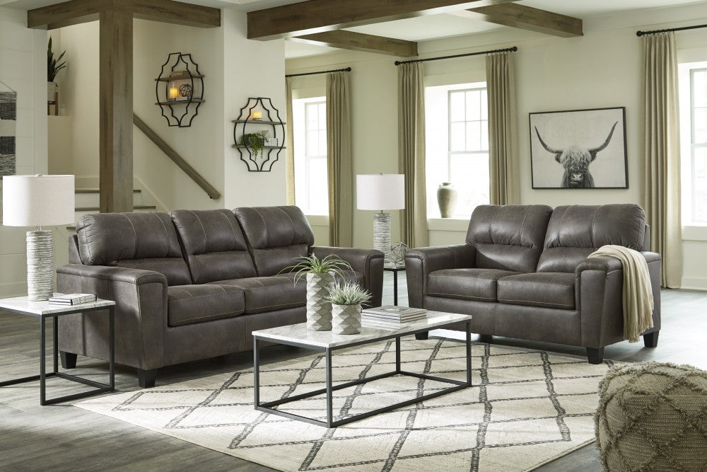 Navi Smoke Sofa Loveseat 94002