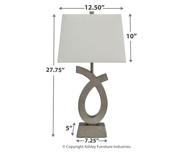 Amayeta Poly Table Lamp (2/CN) Dawn Test Store Dev