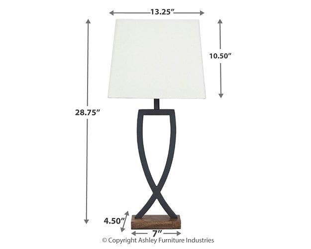 Makara Metal Table Lamp (2/CN) Dawn Test Store Dev