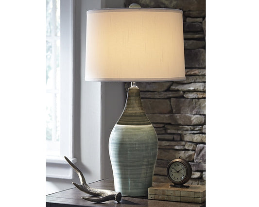 Niobe Ceramic Table Lamp (2/CN) Dawn Test Store Dev