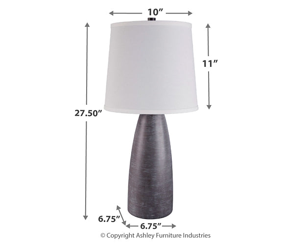 Shavontae Poly Table Lamp (2/CN) Dawn Test Store Dev