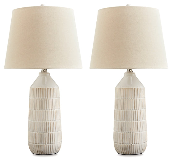 Willport Ceramic Table Lamp (2/CN) Dawn Test Store Dev