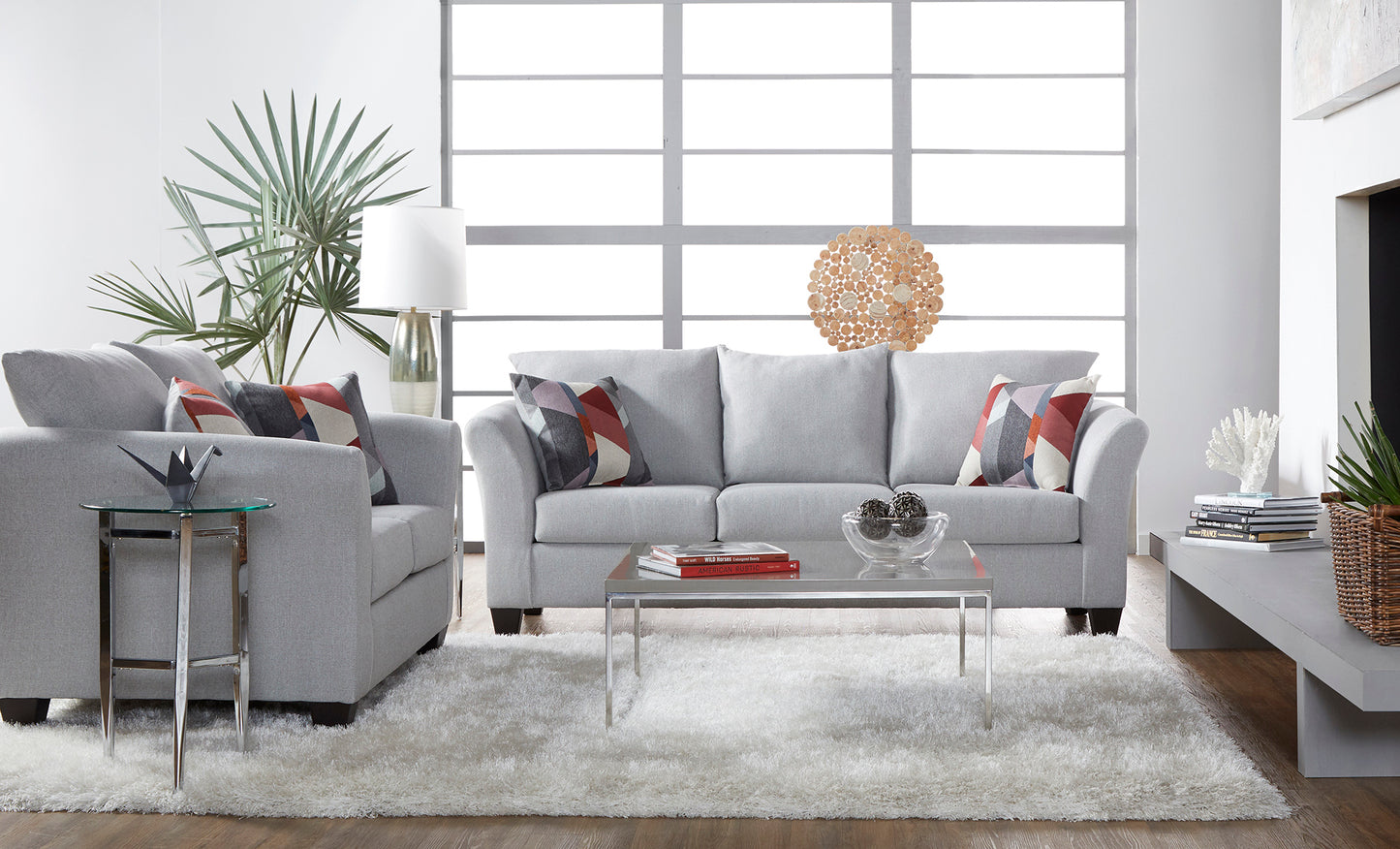 Hughes 1085 TNT Platinum Sofa Loveseat