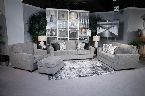 McCluer Mocha Sofa Loveseat 81003