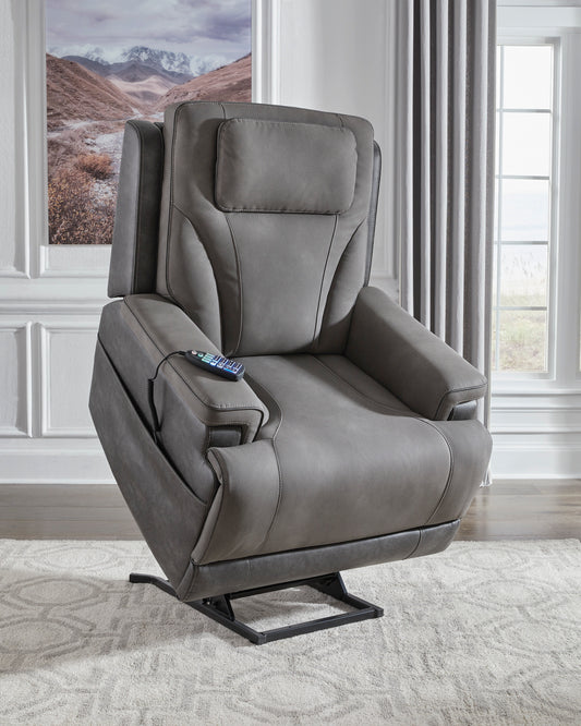 Ashley Signature Design 1210 4Z Peaceful Pause Zero Lift Recliner with Heat and Massage