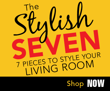 Stylish Seven piece living room sets at Eagle Rental Purchase.