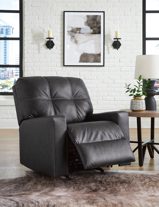 Ashley Benchcraft 17004 Barlin Mills Carbon Recliner