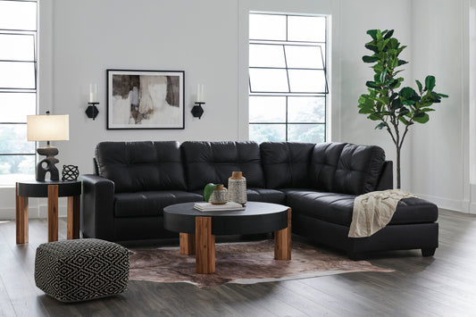 Benchcraft by Ashley Barlin Mills Carbon Sectional with Chaise 17004
