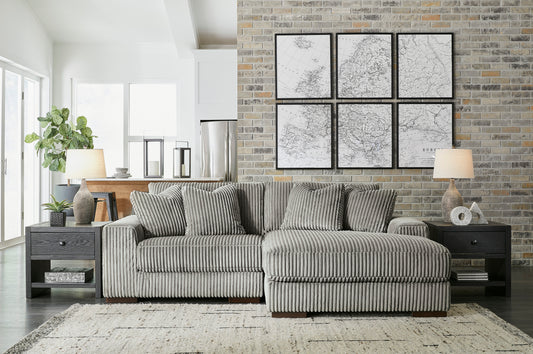 Signature Design by Ashley 21105 Lindyn Fog Sectional Chaise