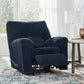 Ashley Signature Design 24205 Simple Joy Navy Recliner