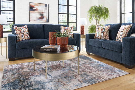 Signature Design by Ashley Aviemore Ink Sof and Loveseat 24303