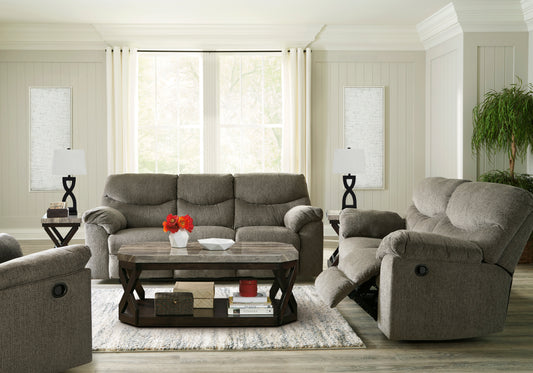 Signature Design by Ashley Putty Reclining Sofa and Loveseat 28201