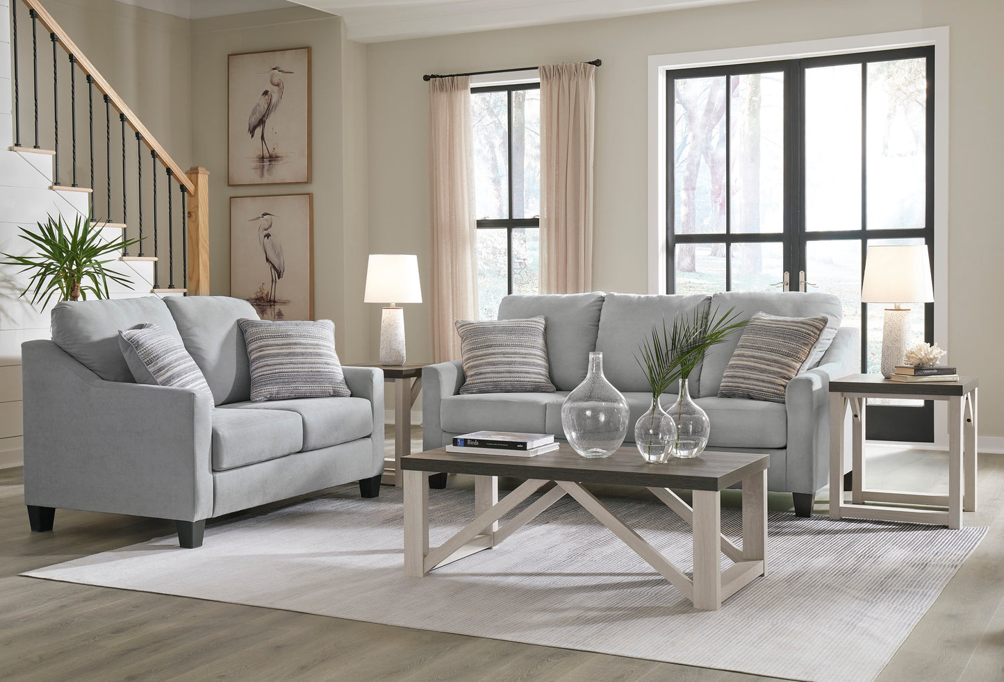 Ashley Signature Design Adlai Shadow Sofa Loveseat 30103