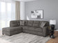 Benchcraft by Ashley Olten Graphite Sectional with Chaise 31305