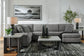 Benchcraft by Ashley Birkdale Court Gray Sectional 32402