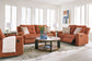 Signature Design by Ashley Danum Spice Reclining Sofa and Loveseat 38807