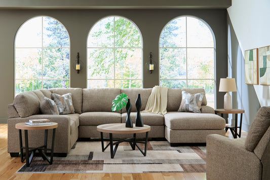 Benchcraft by Ashley 48404 Newellen Hemp Sectional Chaise
