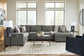 Signature Design by Ashley PC48405 Claringtonm Greystone Sectional Chaise