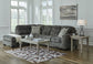 Signature Design by Ashley Lenoke Charcoal Sectional 50504