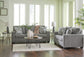 Signature Design by Ashley Deltona Graphite Sofa and Loveseat 51205