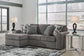 Ashley Signature Design Gardiner Pewter Sofa Chaise 52404