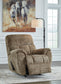 Ashley Signature Design Stayfish Taupe Rocker Recliner PC5260