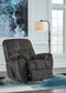 Ashley Signature Design Starfish Gunmetal Rocker Recliner PC5260