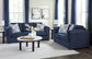 Benchcraft by Ashley 54502 Evansley Navy Sofa Loveseat
