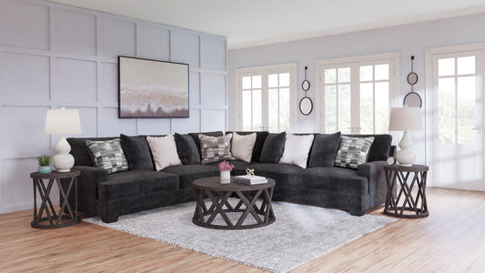 Ashley Signature Design Lavernett  Charcoal Sectional 59603