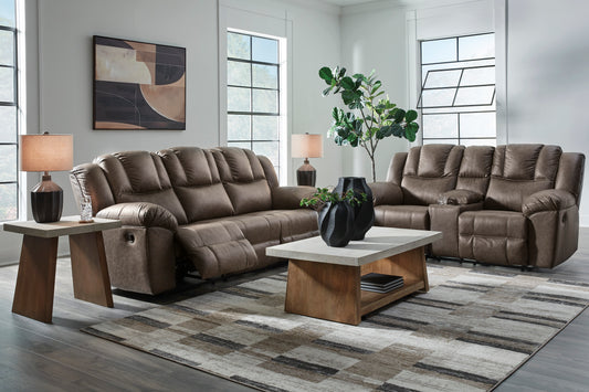 Ashley Signature Design 64506 Lowilla Reclining Sofa Loveseat