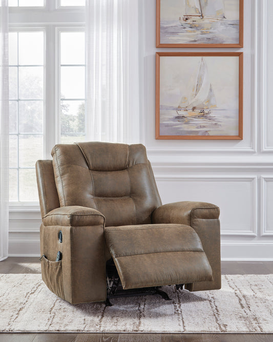Ashley Signature Design Stockworth Recliner with Heat and Massage PC6560