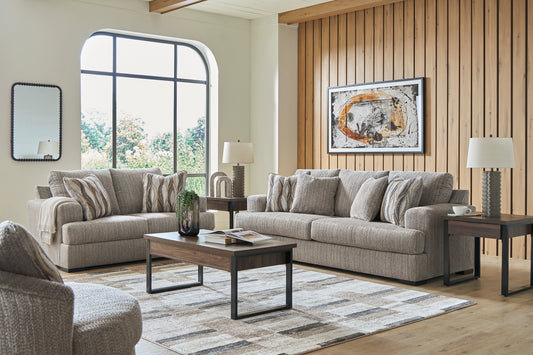 Signature Design by Ashley PC69604 Lofwood Fossil Sofa Loveseat