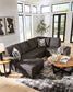 Signature Design by Ashley PC73402 Lenitz Onyx Sectional with Chaise